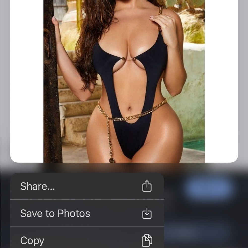 Oh Polly chain one piece swimsuit